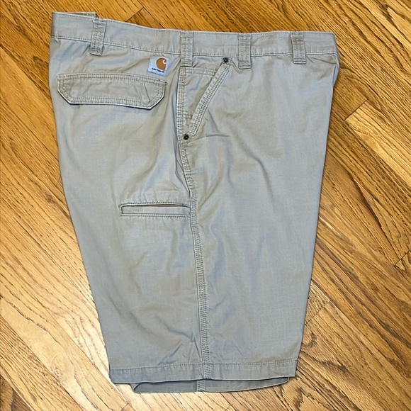 Carhartt Relaxed Fit Khaki/Tan Shorts w/Utility Pocket, Crotch Gusset Men's 44 - Picture 2 of 10